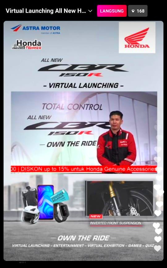 Astra Motor Kaltim 2 All New Honda CBR150R Virtual Launching